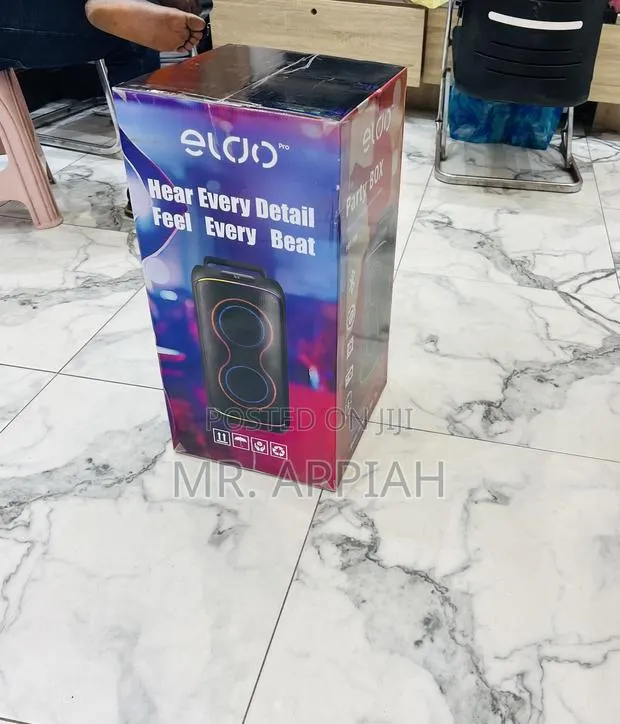 Latest and Affordable Eldo Pb1-100 Double 6,5" Rechargeable Speaker. · Photo 1