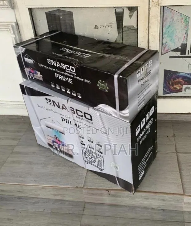 Super Adorable Nasco 1.5hp Air Conditioner(Silver)R410 Gas · Photo 1