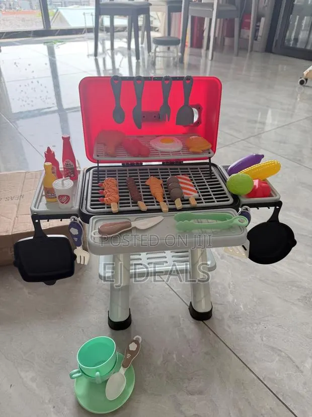 Barbecue Grill Toy for Kids With Sound and Light Not Harmful · Photo 1