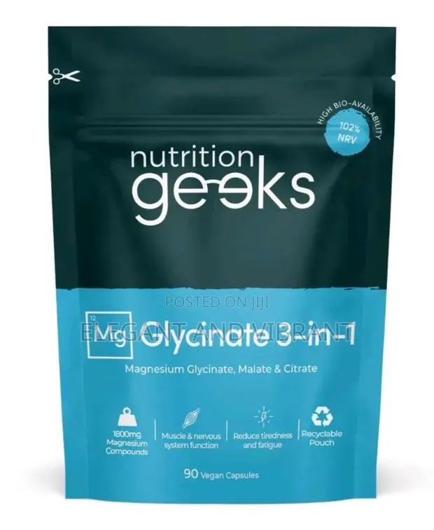 Magnesium Glycinate 3-in-1 Complex, 1800mg Magnesium Supplements · Photo 1