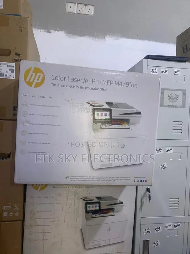 Colored Hp Laserjet Pro MFP M479fdn All in One Network Printer · Photo 1