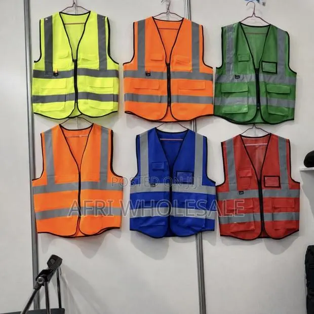 Reflective Safety Vest Jacket HIGH QUALITY All Colours REFLECTORS · Photo 1