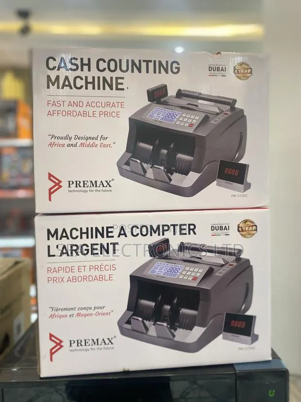 Premax Money Cash Counting Machine 90d Counterfeit Detector · Photo 1