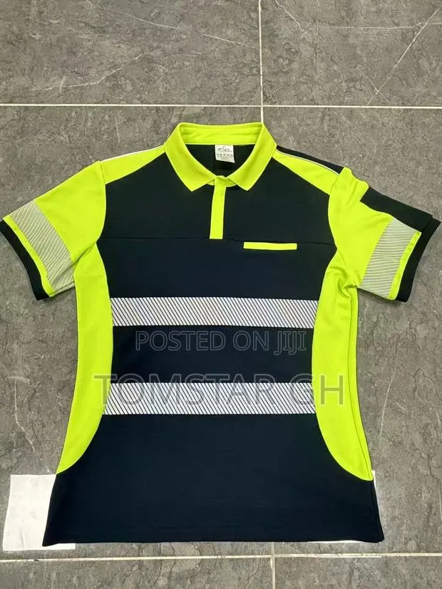 Reflective Cotton Polo Shirt · Photo 1