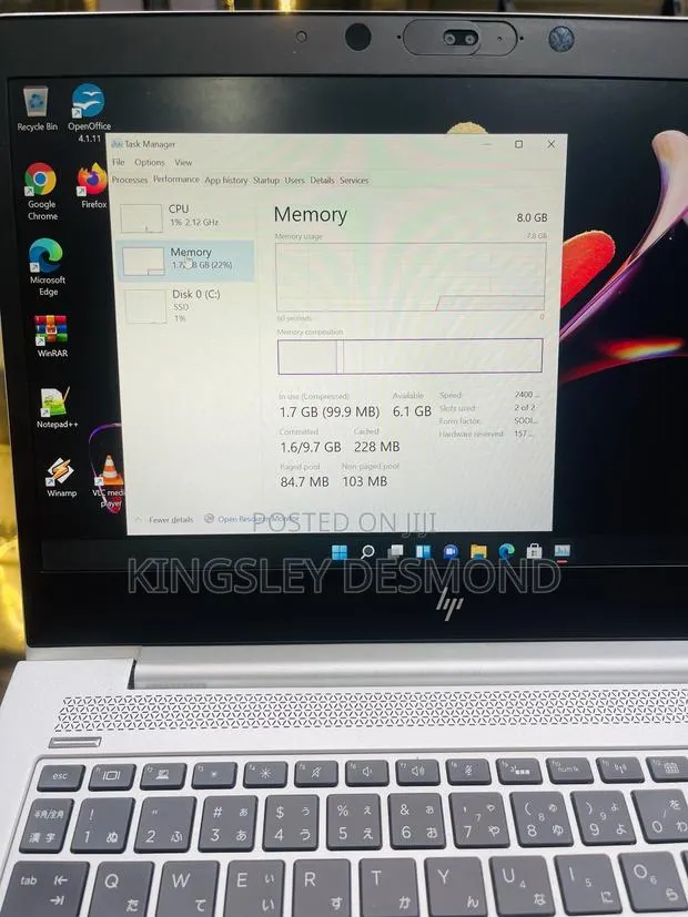 Laptop HP EliteBook 830 G6 8GB Intel Core I5 SSD 256GB · Photo 1