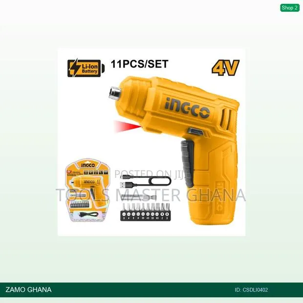 Cordless Screwdriver 4v - Csdli0402 · Photo 1