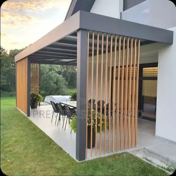 Strong Wooden Pergola With Modern Finish · Photo 1