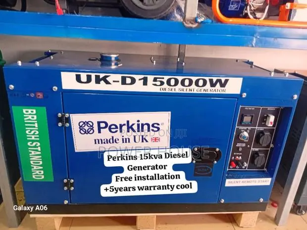 House Master Perkins Diesel Generator 15kva Silent Perkins 15kva Cool · Photo 1