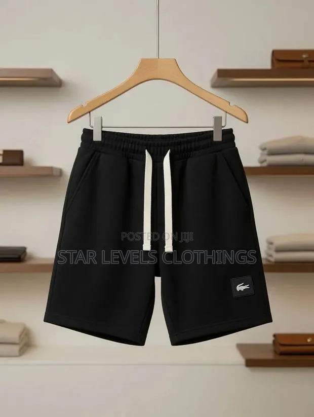 Gray and Black Woolen Shorts Available in All Sizes · Photo 1