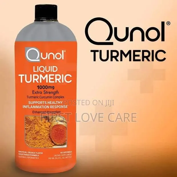 Qunol Liquid Turmeric Dietary Supplement, 30.4 Ounces, 1,000 Mg, Extra · Photo 1