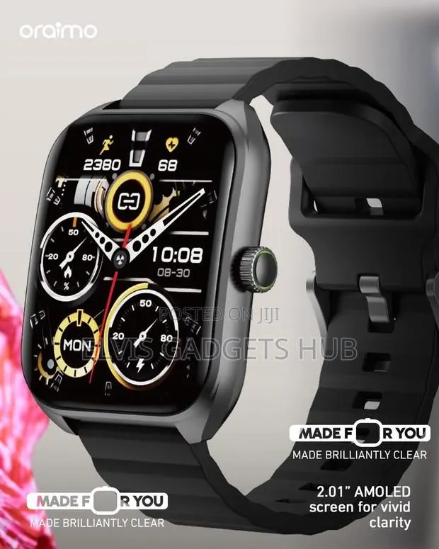 Oraimo Watch Nova 2 2.01" Amoled Ip68 Curved Touchscreen Smart Watch · Photo 1