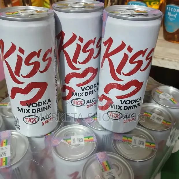 Kiss Vodka Mix Drink 250mlx24 · Photo 1