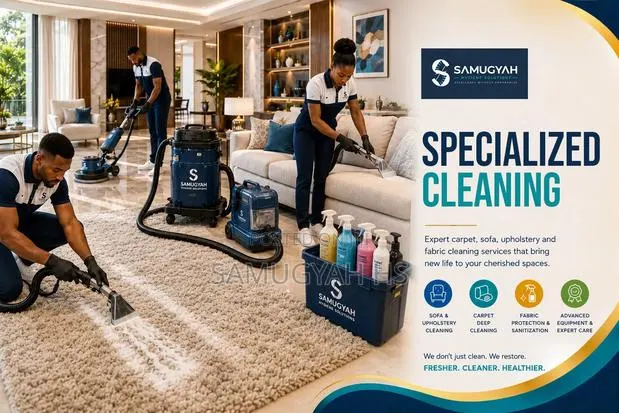 Professional Sofa Carpet Cleaning | Samugyah Hygiene Solutions · Photo 1