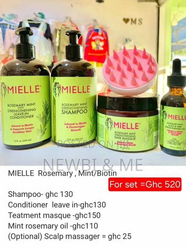 Mielle Hair Treatment Set , Mielle Hair Oil/ Shampoo /Conditioner. · Photo 1