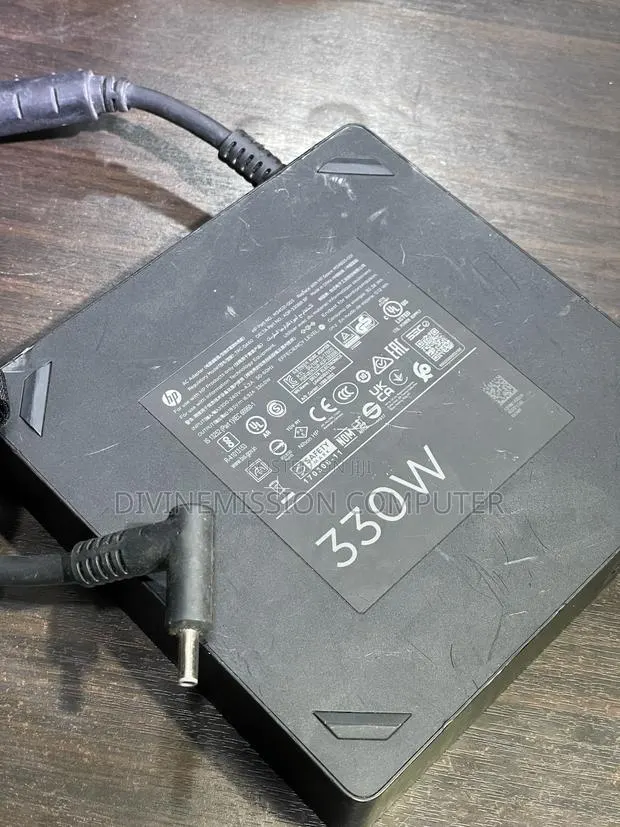 Hp Omen Blue Pin Charger 19.5v-16.92a 330.0w Uk Used Original · Photo 1