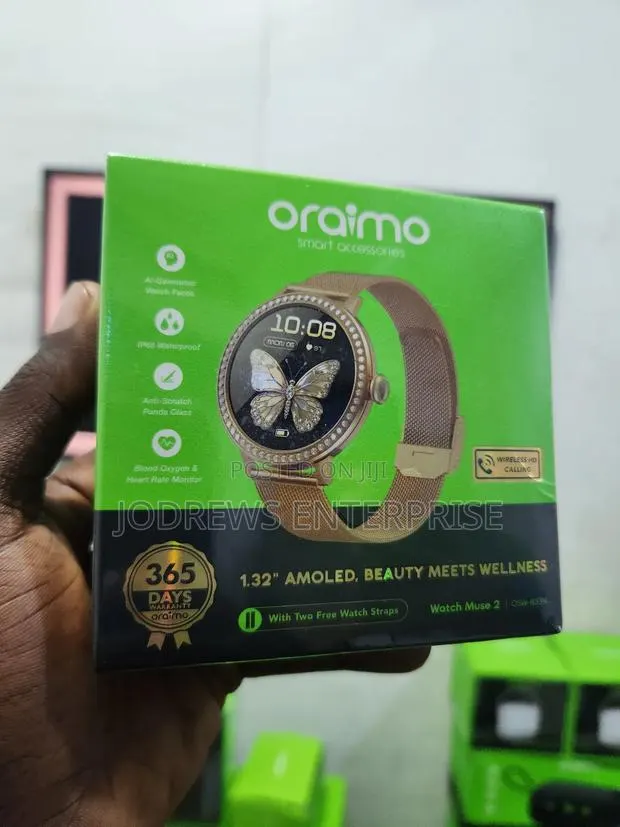 Oraimo Watch Muse 2 1.32" Amoled Diamond Appearance Smart Watch · Photo 1