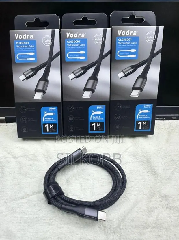 Vodra USB C to USB C Cable 60w · Photo 1