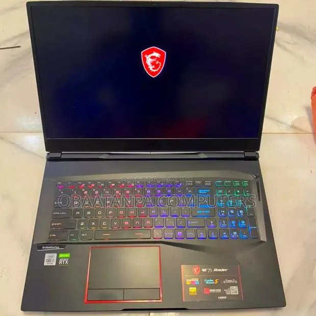 Laptop MSI GE75 Raider 10SE 16GB Intel Core I7 SSD 512GB · Photo 1