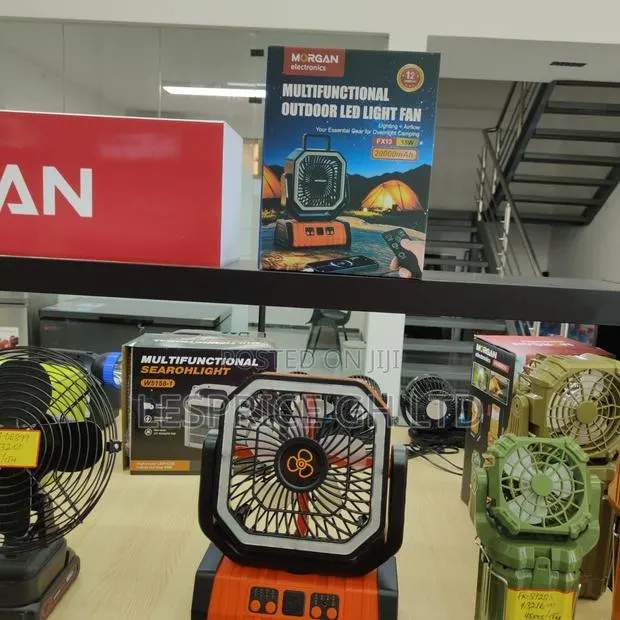 Topmost Top Quality Morgan 4-Speed Multipurpose Rechargeable Fan · Photo 1