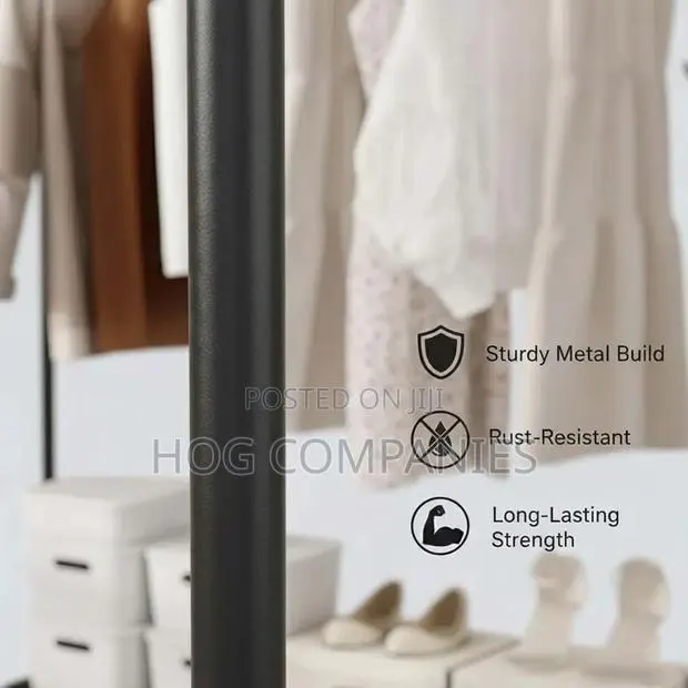 Quality Freestanding Single Metal Cloth Rack- Fast Delivery in 2hrs · Photo 5