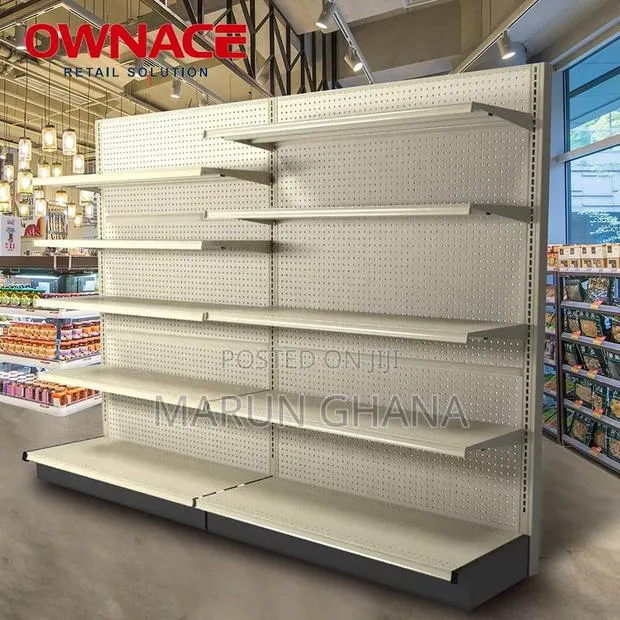 Heavy-Duty Steel Wall Unit Shelves for Supermarkets Mini Marts · Photo 1