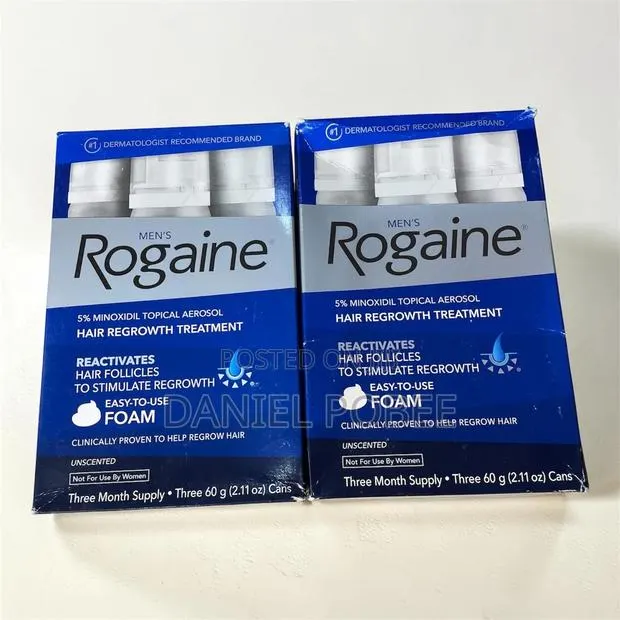 Rogaine Minoxidil Treatment Pack- Complete Hair Restoration Bundle · Photo 1