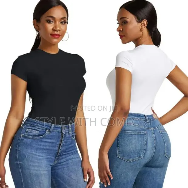 Stretchy Short Sleeve Ladies Bodysuit .Size: Uk8- Uk16