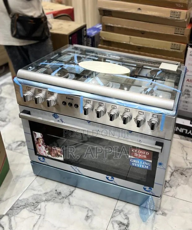 Buy Authentic Ferre 4 Gas + 2 Electric Burner(Auto Rotisserie)Gray. · Photo 1