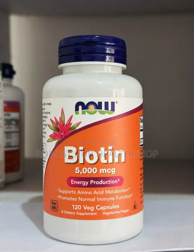Now Biotin Capsules · Photo 1