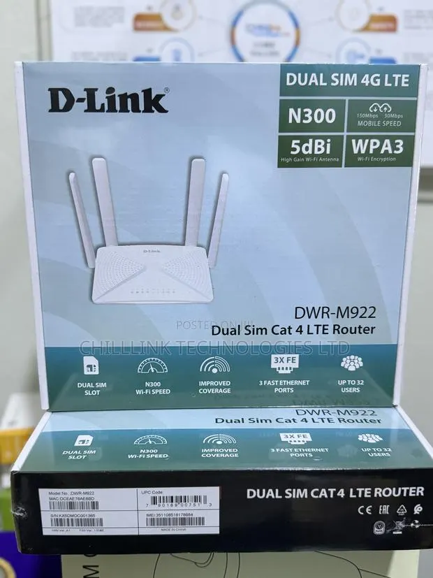 D-Link Dual Sim Cat 4 Let Router DWR-M922 · Photo 1