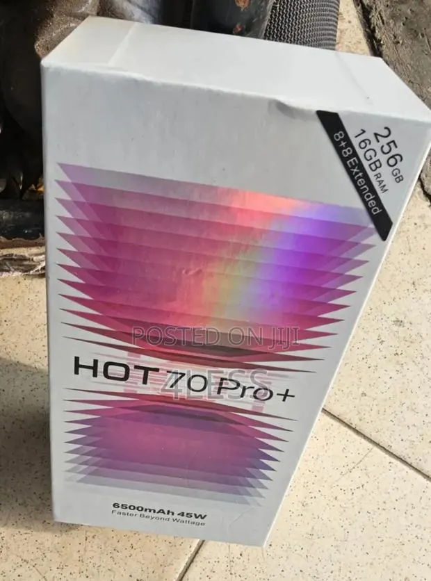 New Infinix Hot 70 Pro 5G+ 256 GB Black · Photo 1