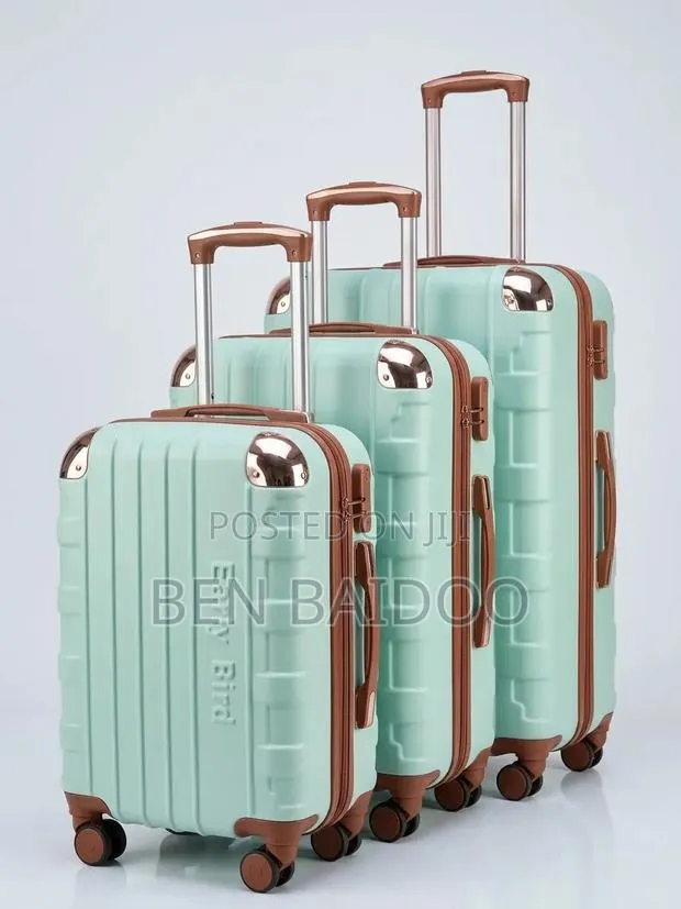 Anticrack 3-Piece Plastic Travelling Luggage (3in1) · Photo 1