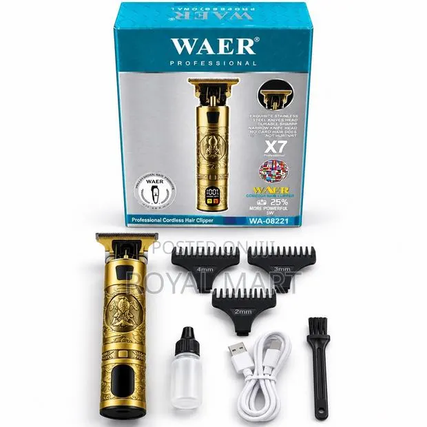 WAER Professional Cordless Hair Trimmer – WA-08221 · Photo 1