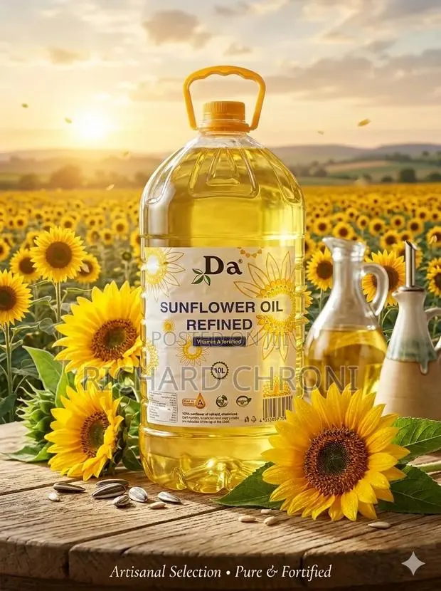 DA Sunflower Cooking Oil Refined (10 Litres Only) · Photo 1