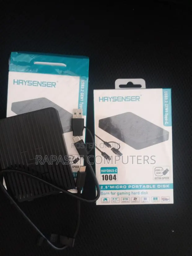 Haysenser 2.5" Usb3.2 Type-C Portable Enclosure · Photo 1