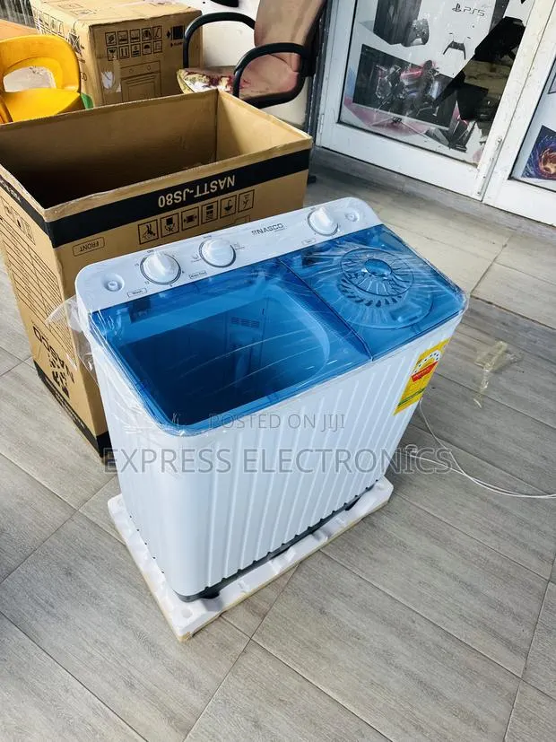 Ultra Sleek White Nasco 7kg Topload Twintub · Photo 1
