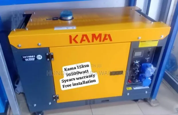 100%Copper Kama 15kva Diesel Generator 16500watt Silent · Photo 1