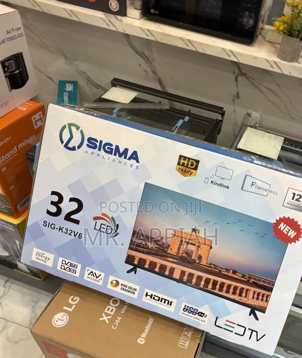 Quality Sigma Sig-K32v6 32 Inch FHD FHD Digital Frameless Tv(Black). · Photo 1
