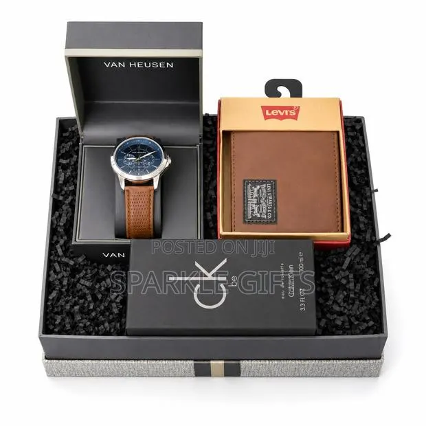 Designer Watch, Wallet and Perfume Gift Set for Men · Photo 1