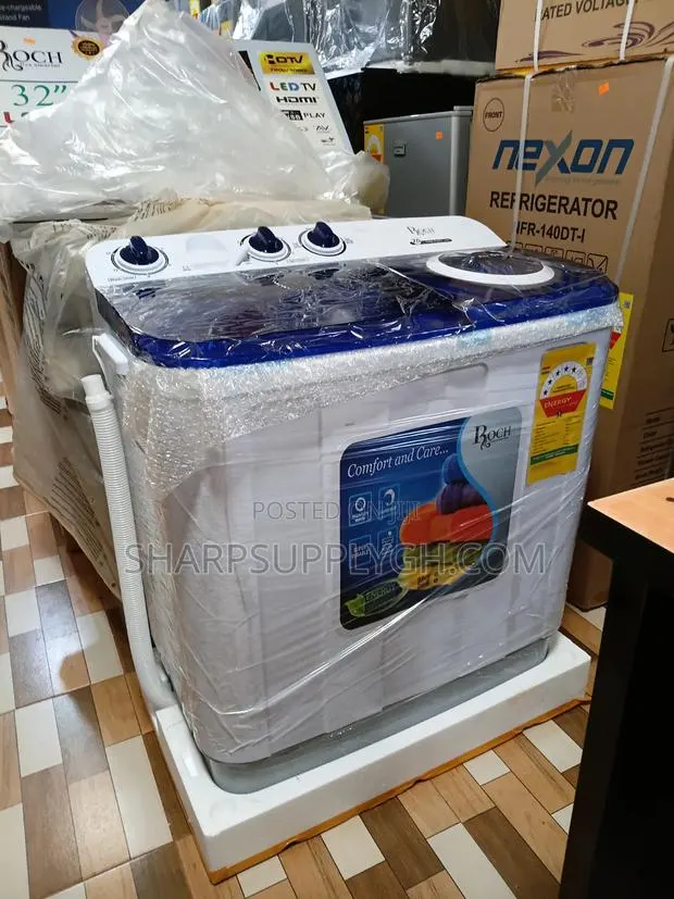 Roch 7kg Twin Tub Semi-Automatic Washing Machine (Rwm-910tt-J(W)) · Photo 1