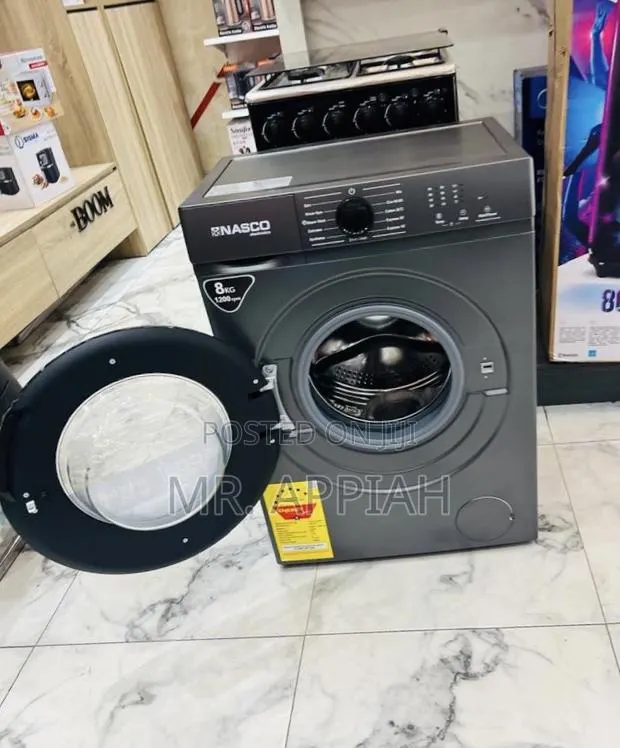 Energy Efficient Nasco 8kg Front Load Washing Machine(Gray) · Photo 1