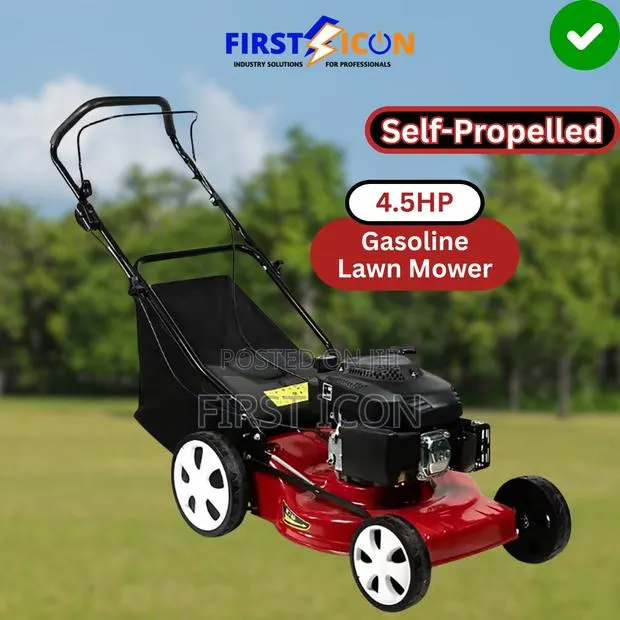 4.5hp Self-Propelled Gasoline Petrol Lawn Mower | Weeding Machine · Photo 1