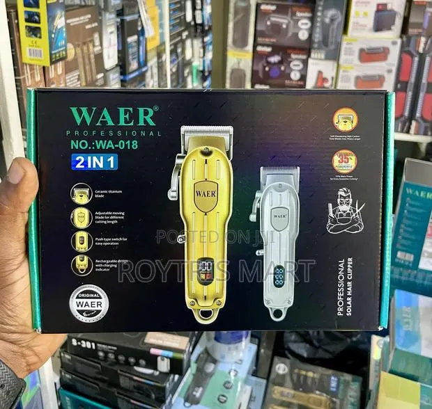 WAER Professional 2-in-1 Clipper Set (WA-018) Grooming Kits · Photo 1