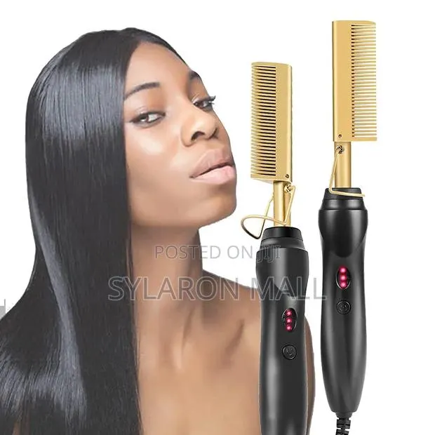 Gold-ion Electric Hot Comb Straightener · Photo 1