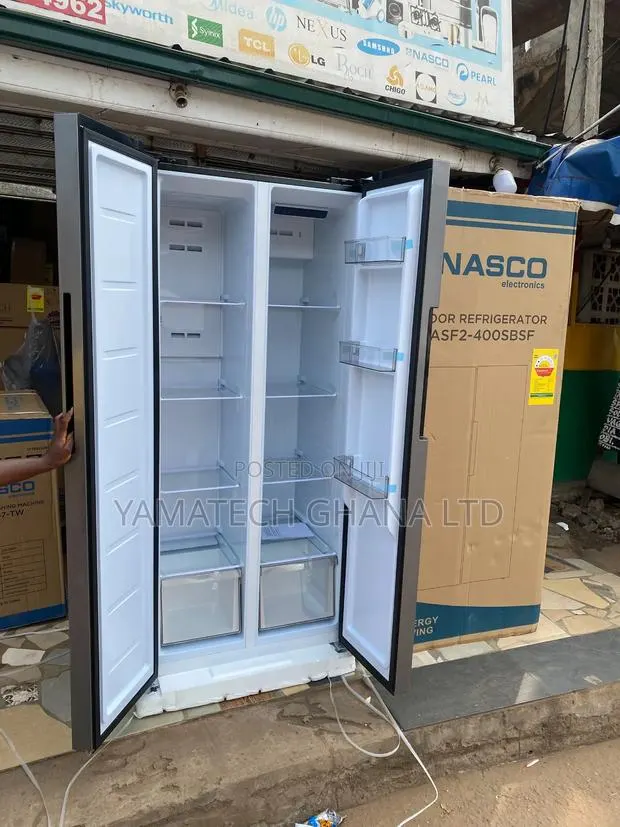 Nasco 400 Litre Side by Side Refrigerator Inbuilt Digital Display · Photo 1