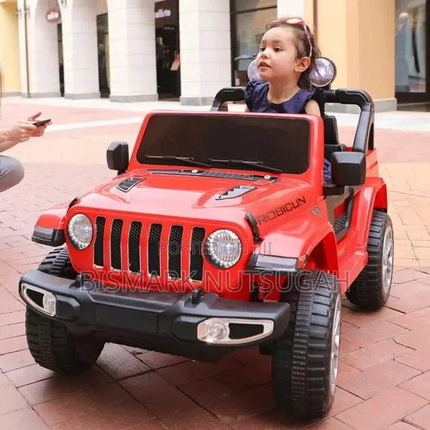 12V Red Jeep Ride-on Electric Toy Car for Kids · Photo 1