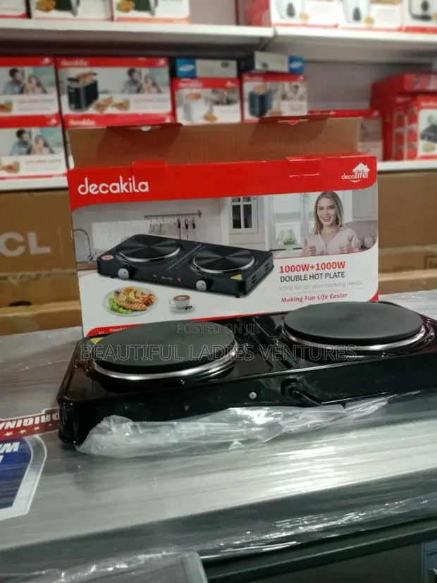 Decakila Double Electric Stove – Easy to Use · Photo 1