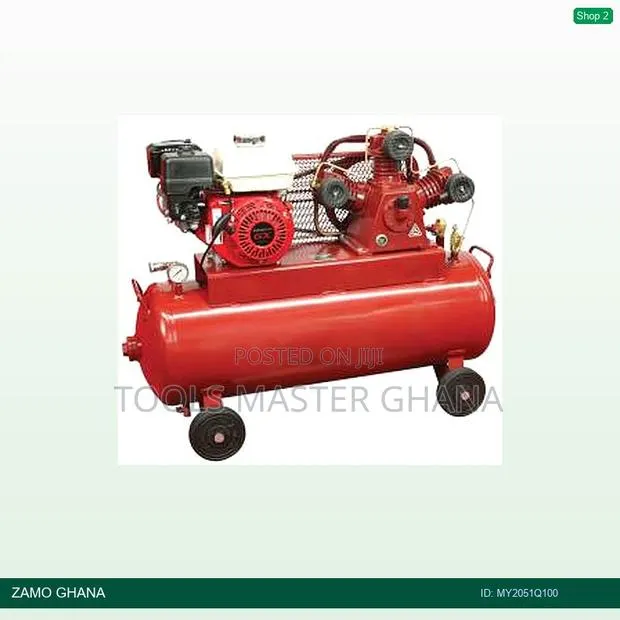100l + Engine Air Compressor Petrol Red - My2051q100 · Photo 1