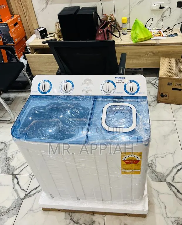 Twin Top Nasco 7kg Transparent Lid Washing Machine · Photo 1