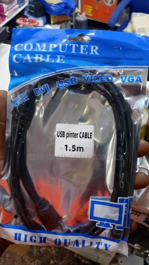 Usb Printer Cable – 1.5m High-Speed · Photo 1